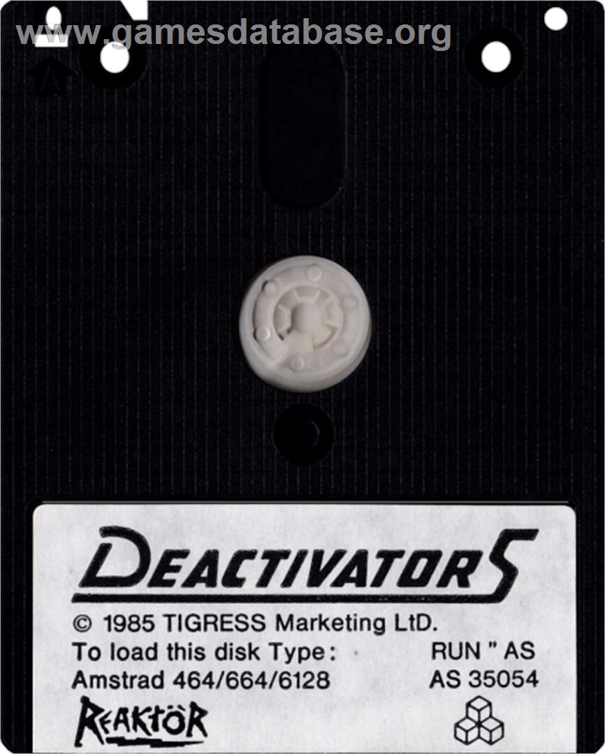 Deactivators - Amstrad CPC - Artwork - Cartridge