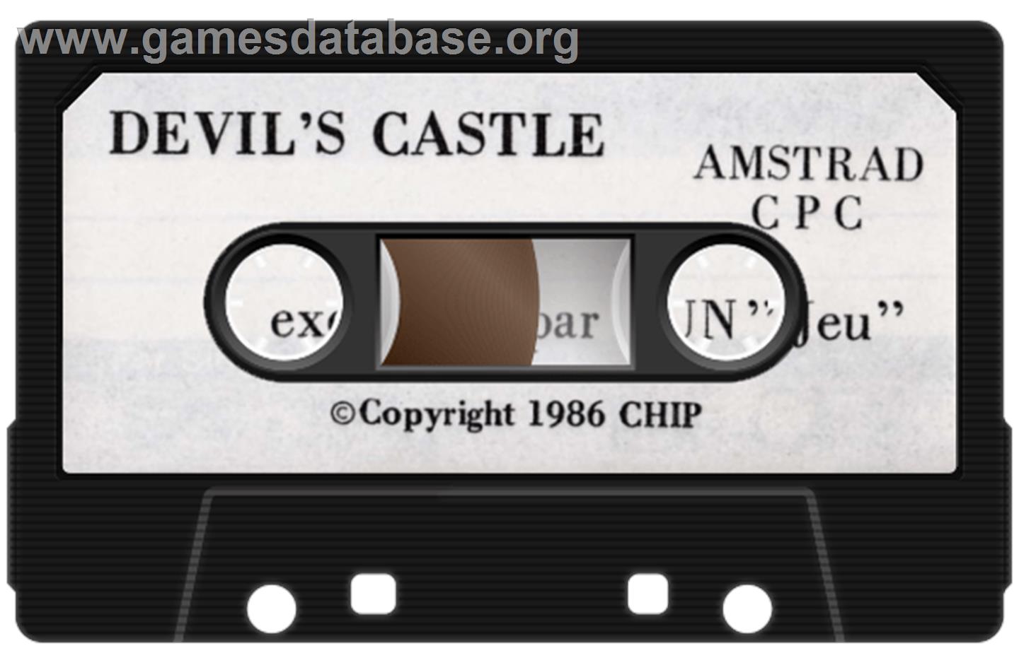Devil's Castle - Amstrad CPC - Artwork - Cartridge