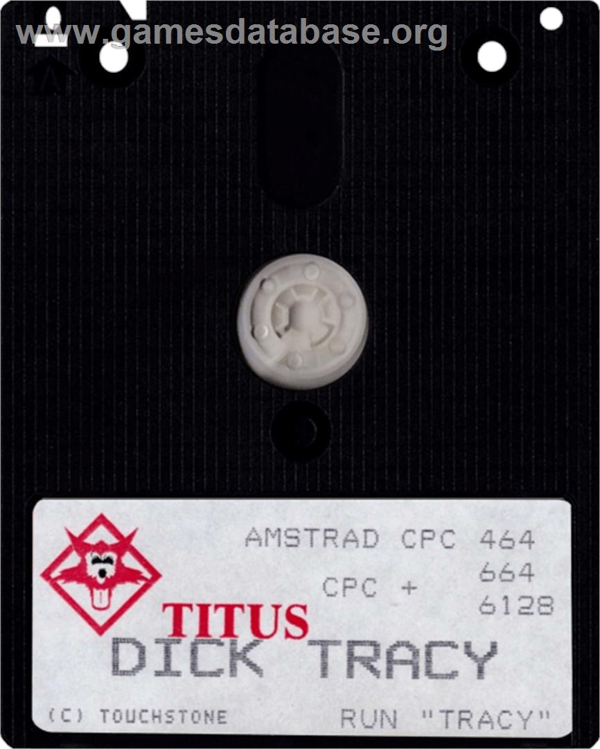 Dick Tracy - Amstrad CPC - Artwork - Cartridge