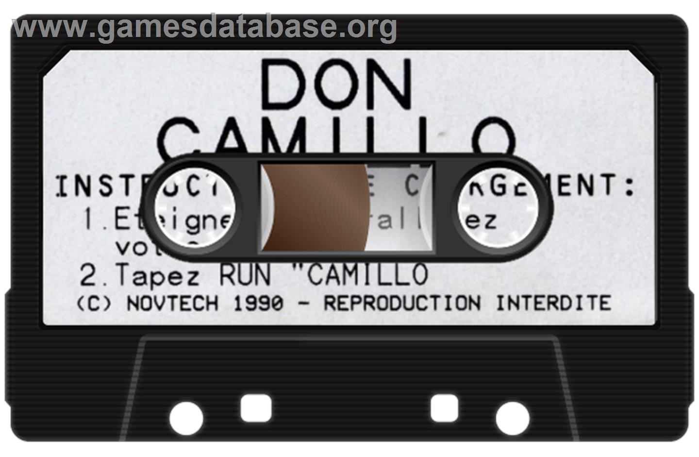 Dom Camillo - Amstrad CPC - Artwork - Cartridge