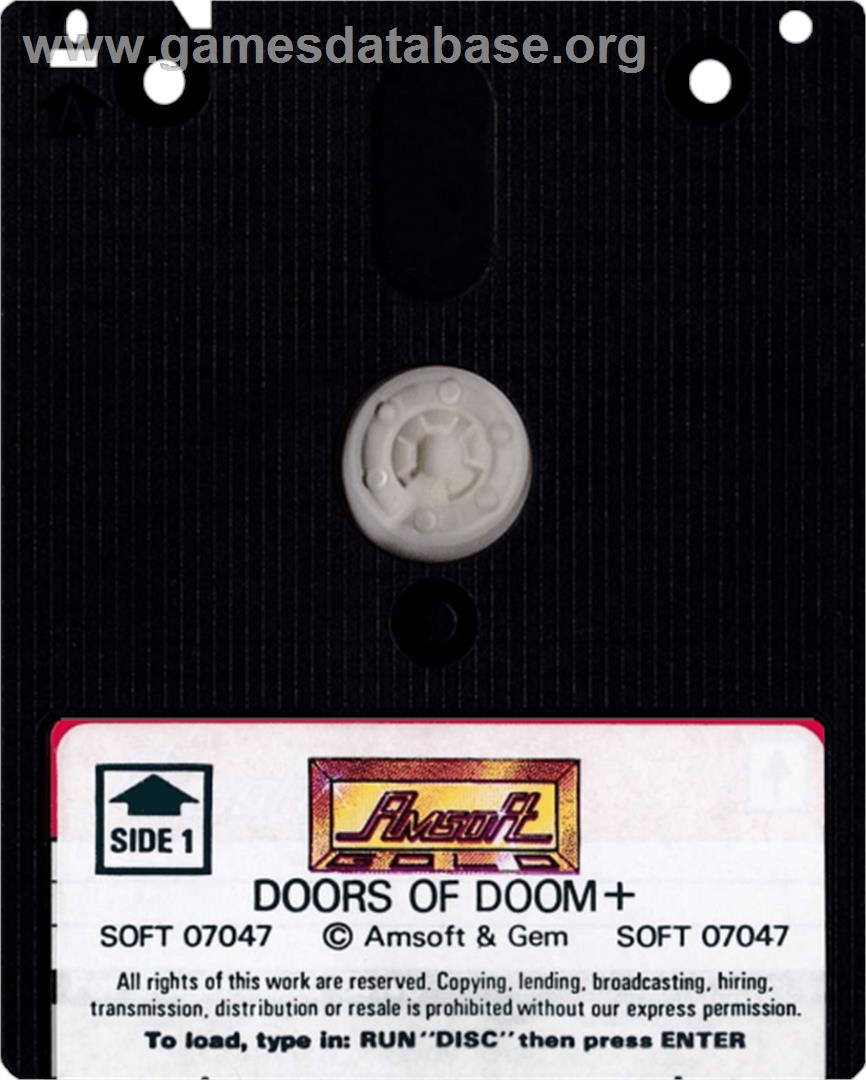 Doors Of Doom - Amstrad CPC - Artwork - Cartridge