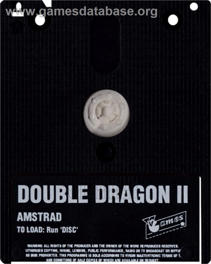 Double Dragon 2 - The Revenge - Amstrad CPC - Artwork - Cartridge