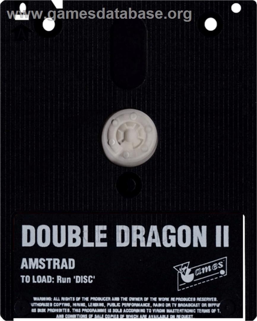 Double Dragon II - The Revenge - Amstrad CPC - Artwork - Cartridge