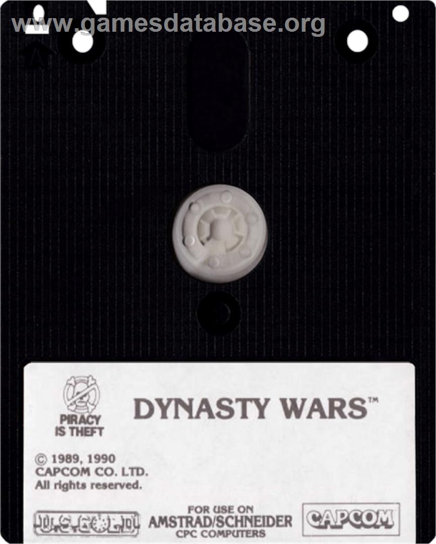Dynasty Wars - Amstrad CPC - Artwork - Cartridge