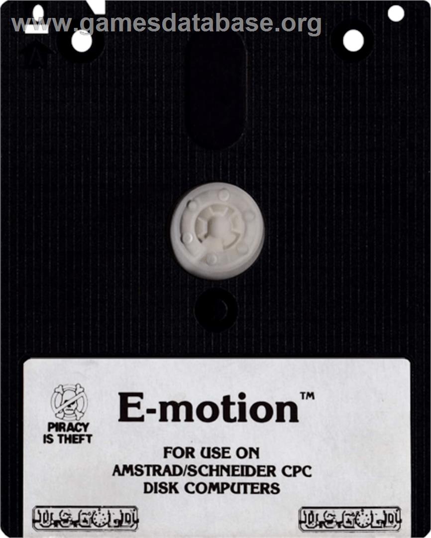 E-motion - Amstrad CPC - Artwork - Cartridge