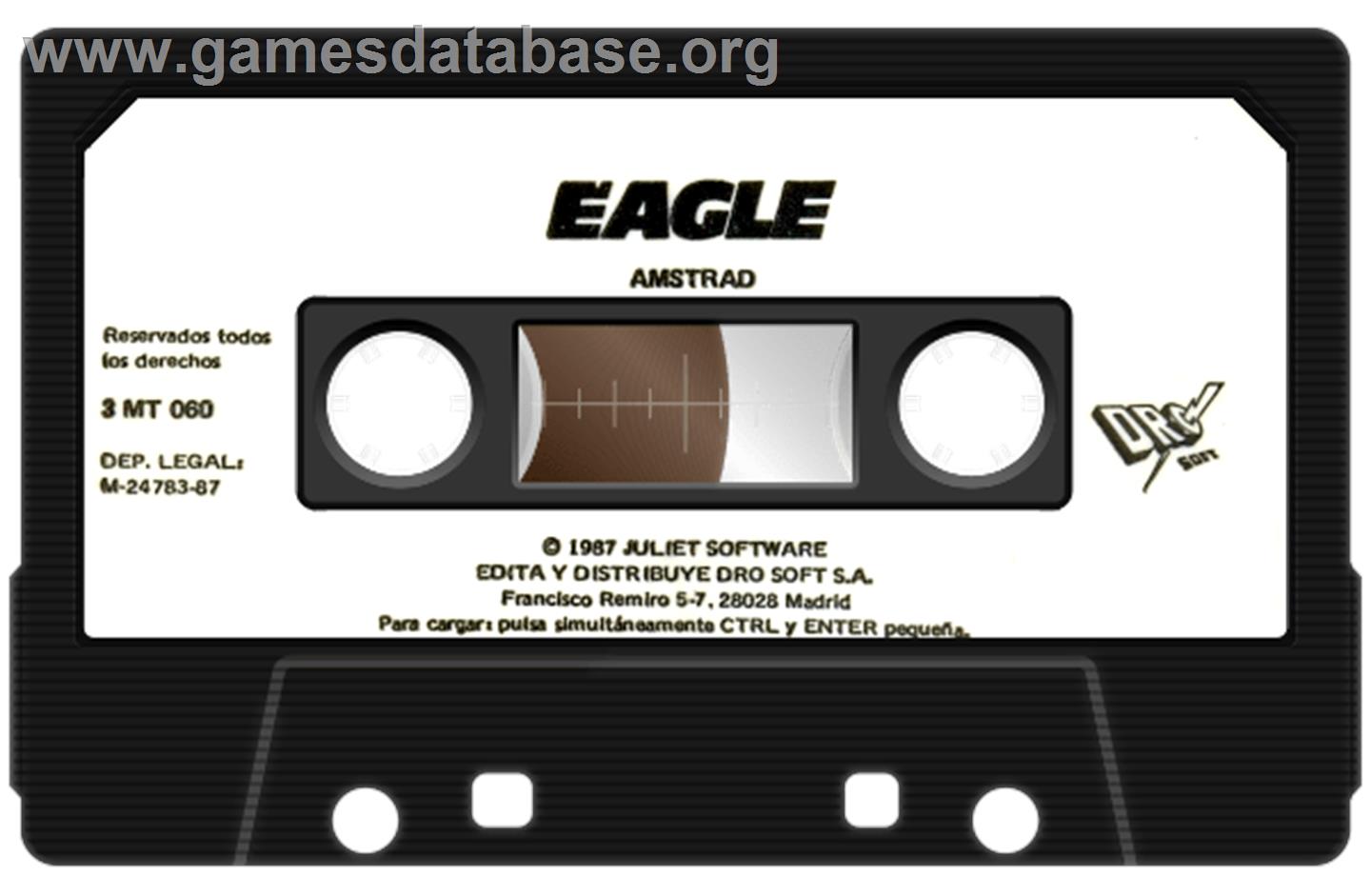 Eagle - Amstrad CPC - Artwork - Cartridge