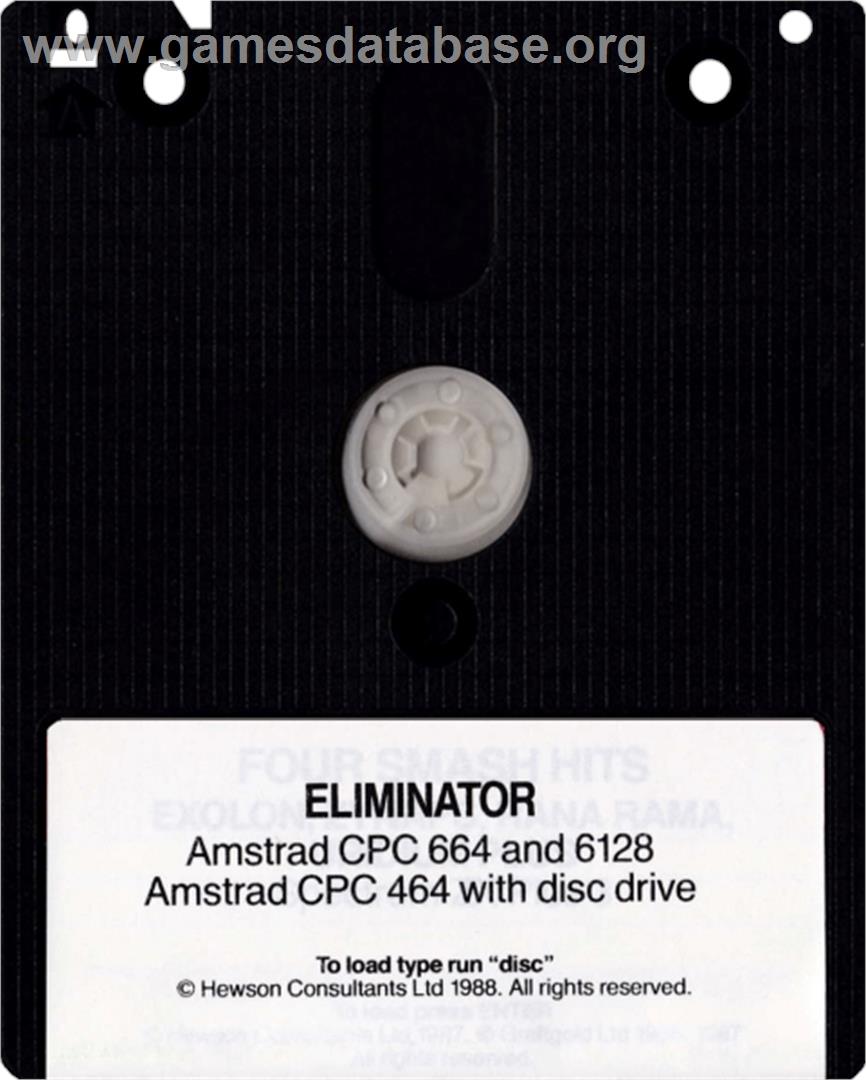 Eliminator - Amstrad CPC - Artwork - Cartridge