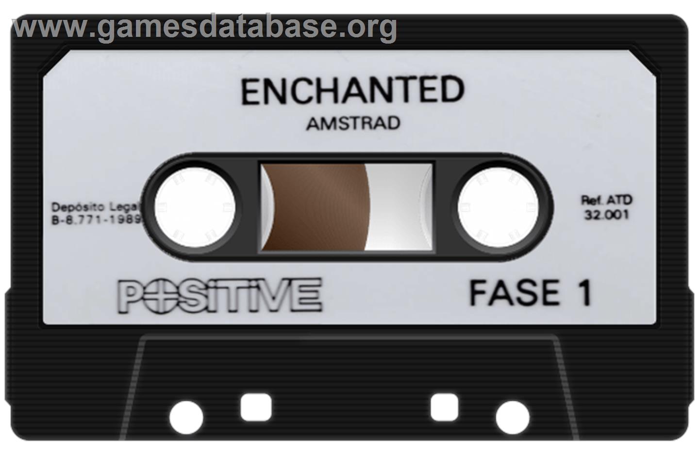 Enchanted - Amstrad CPC - Artwork - Cartridge
