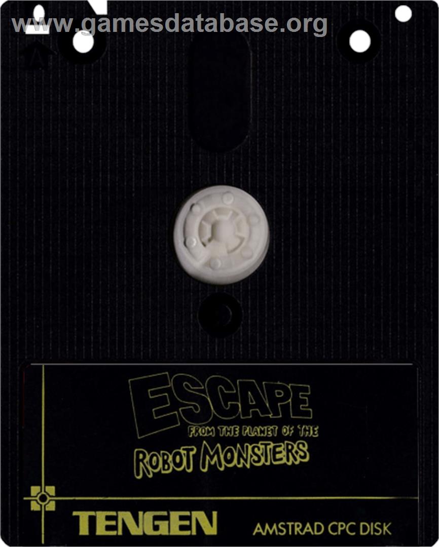 Escape from the Planet of the Robot Monsters - Amstrad CPC - Artwork - Cartridge