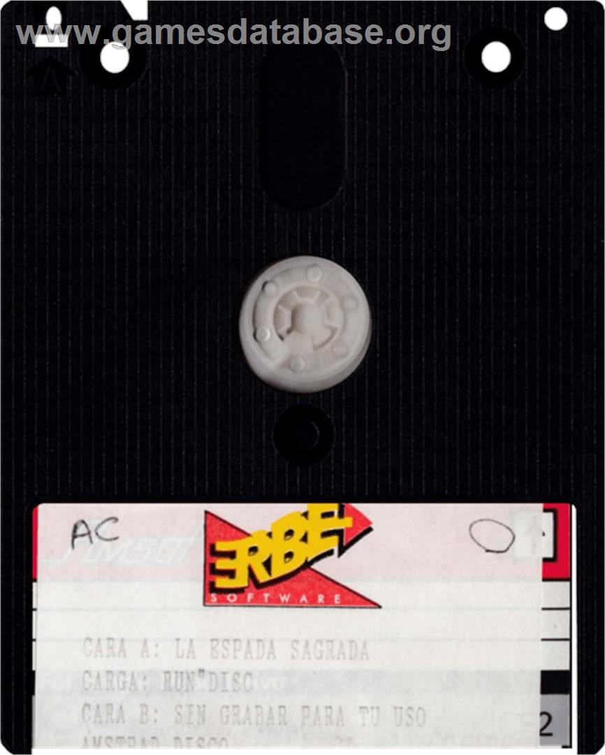 Espada Sagrada, La - Amstrad CPC - Artwork - Cartridge