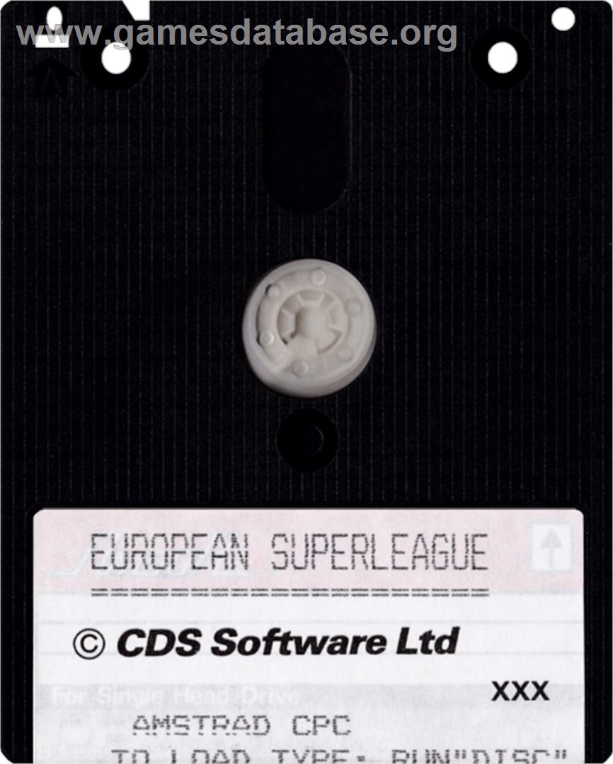 European Superleague - Amstrad CPC - Artwork - Cartridge