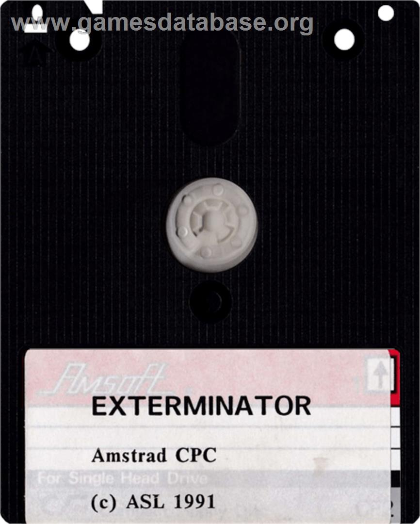 Exterminator - Amstrad CPC - Artwork - Cartridge