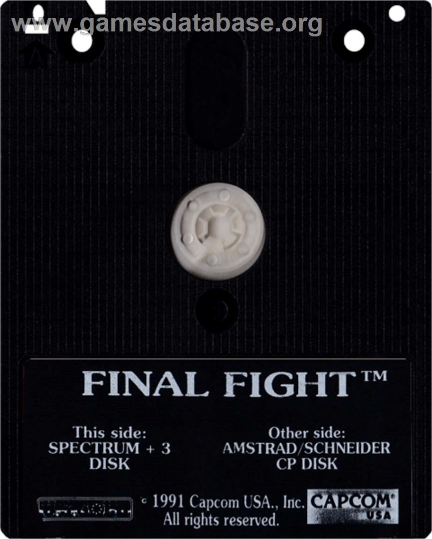 Final Fight - Amstrad CPC - Artwork - Cartridge