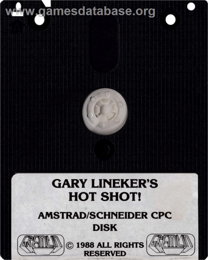 Gary Lineker's Hot-Shot! - Amstrad CPC - Artwork - Cartridge