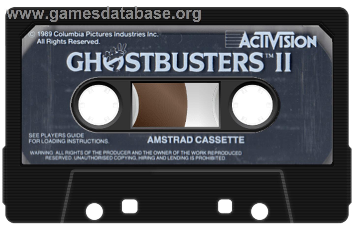 Ghostbusters 2 - Amstrad CPC - Artwork - Cartridge