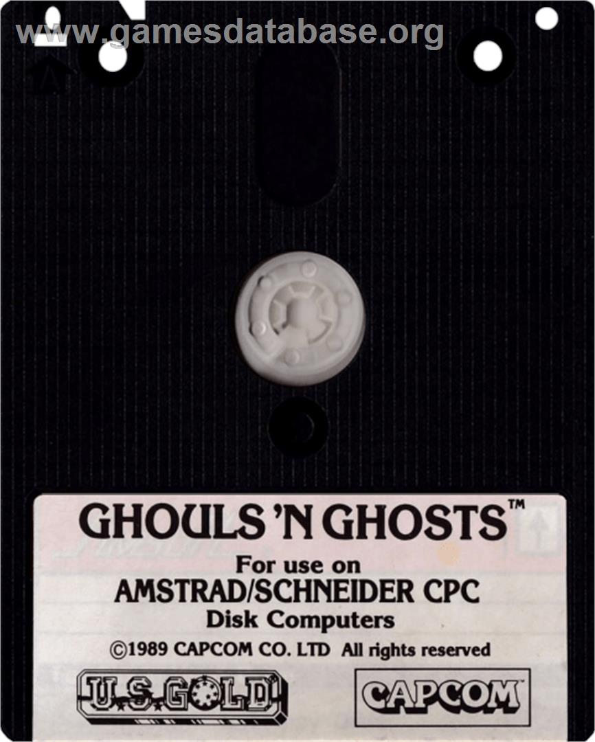 Ghouls'n Ghosts - Amstrad CPC - Artwork - Cartridge