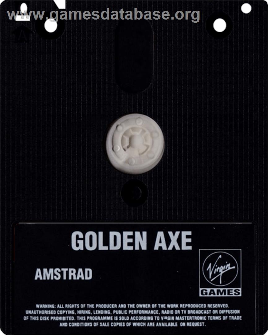 Golden Axe - Amstrad CPC - Artwork - Cartridge