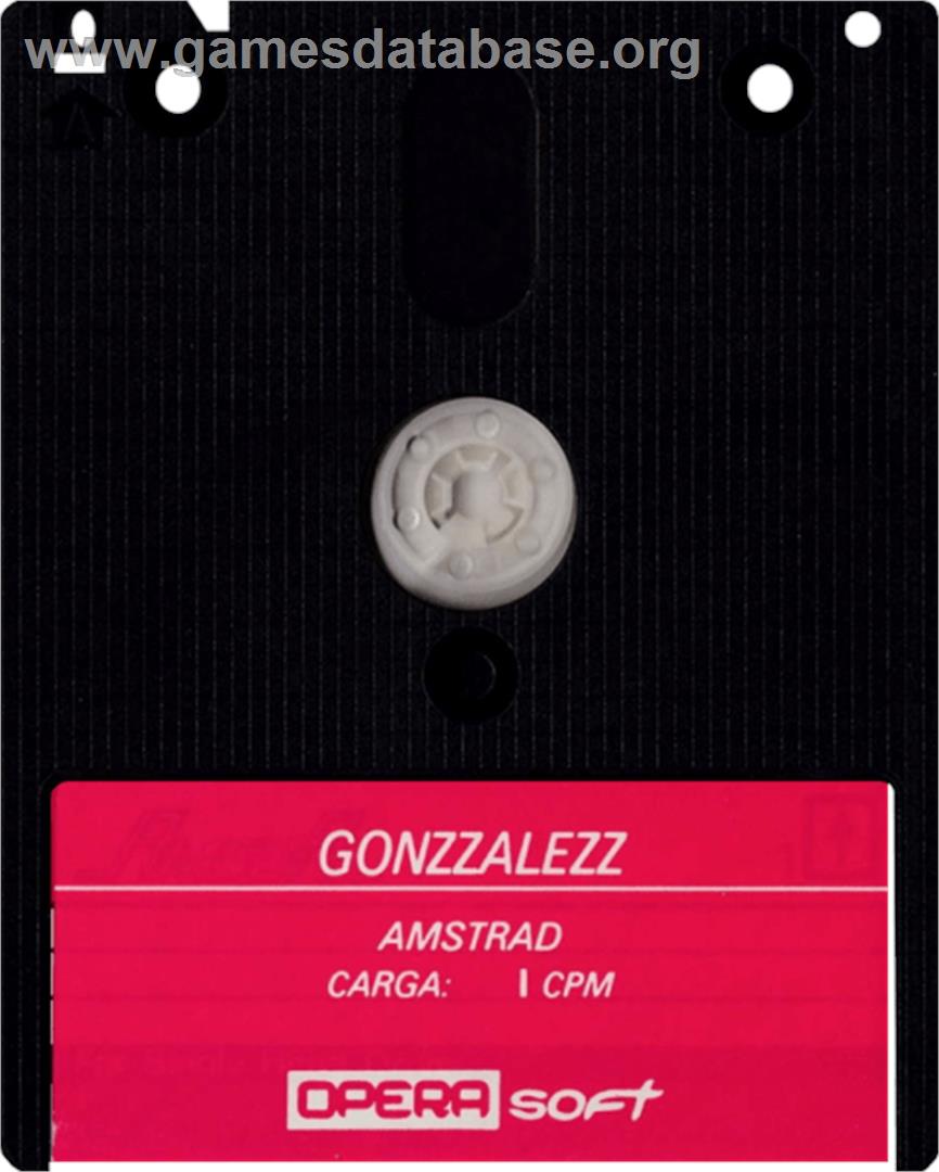 Gonzzalezz - Amstrad CPC - Artwork - Cartridge