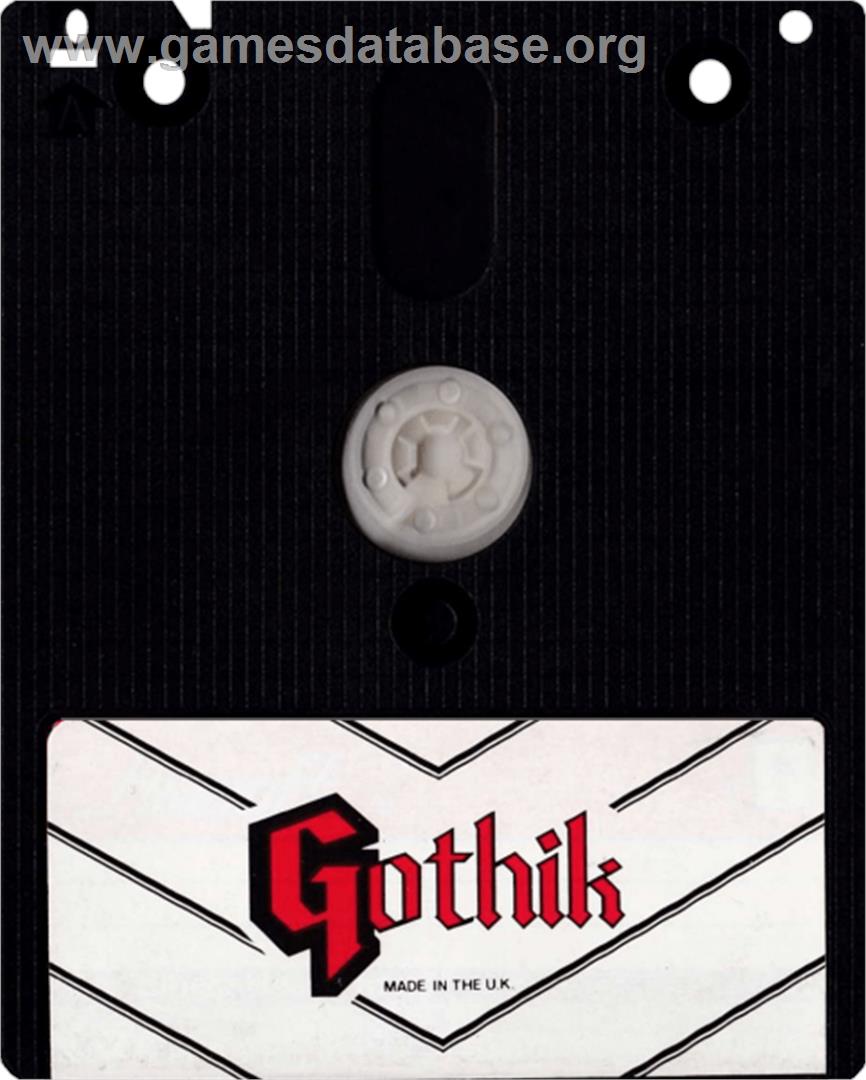 Gothik - Amstrad CPC - Artwork - Cartridge
