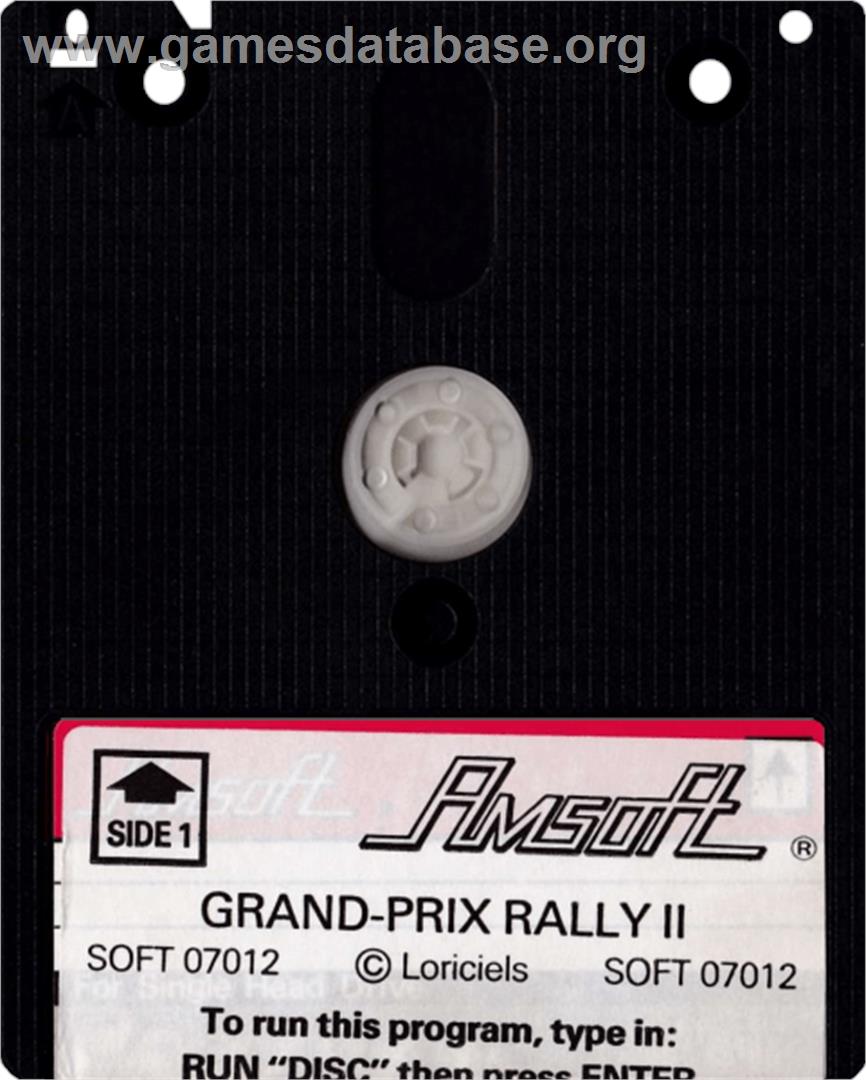 Grand Prix Rally II - Amstrad CPC - Artwork - Cartridge