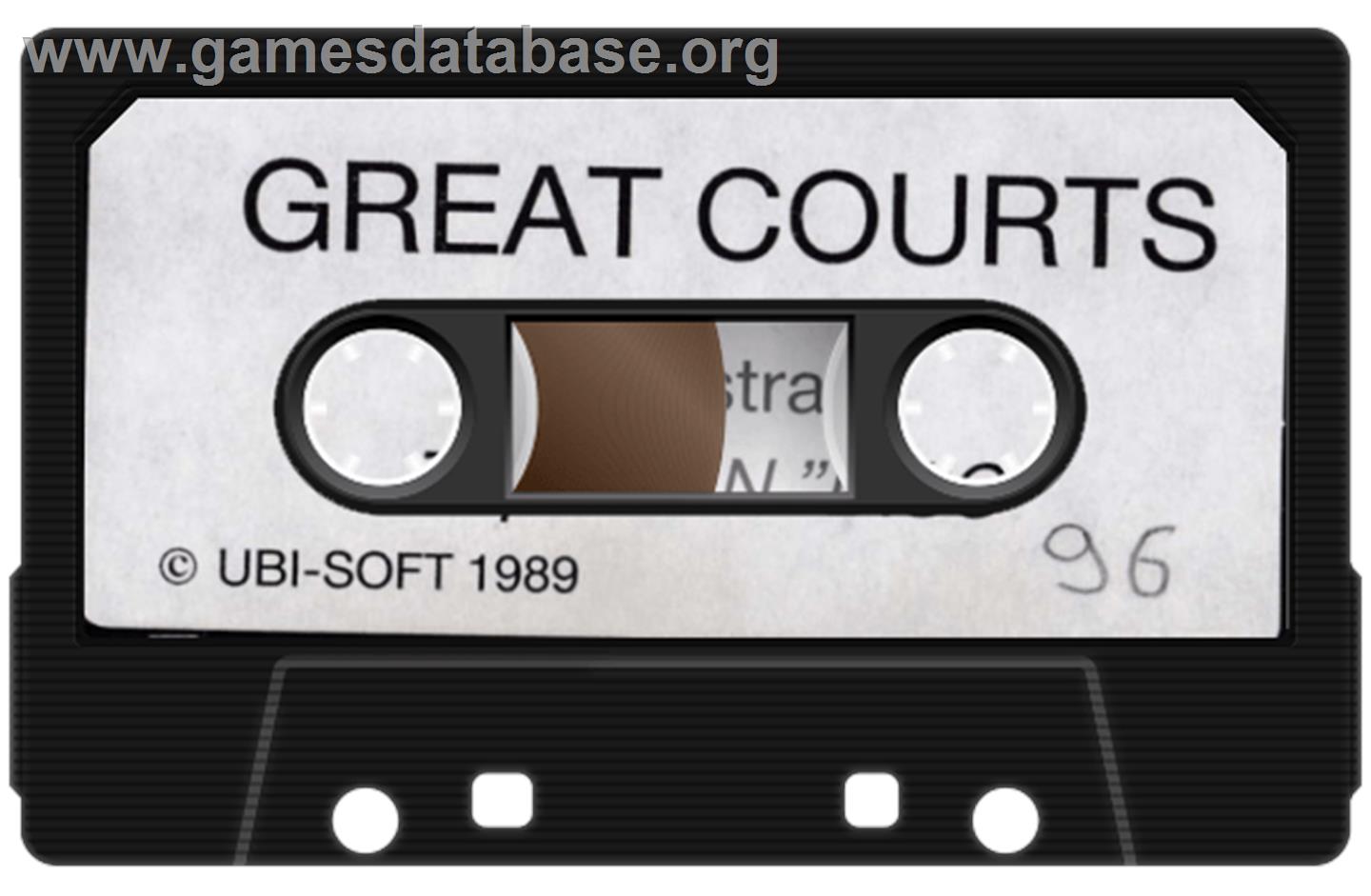 Great Courts - Amstrad CPC - Artwork - Cartridge