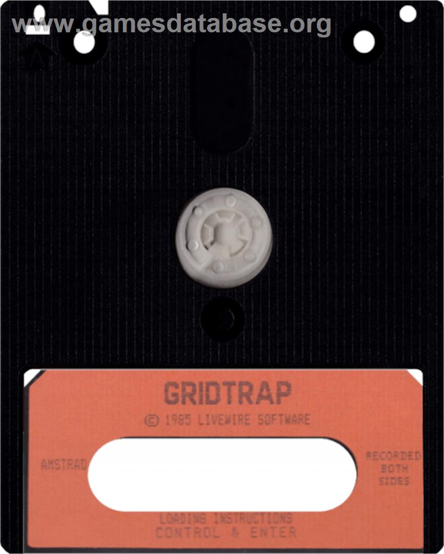 Grid Trap - Amstrad CPC - Artwork - Cartridge