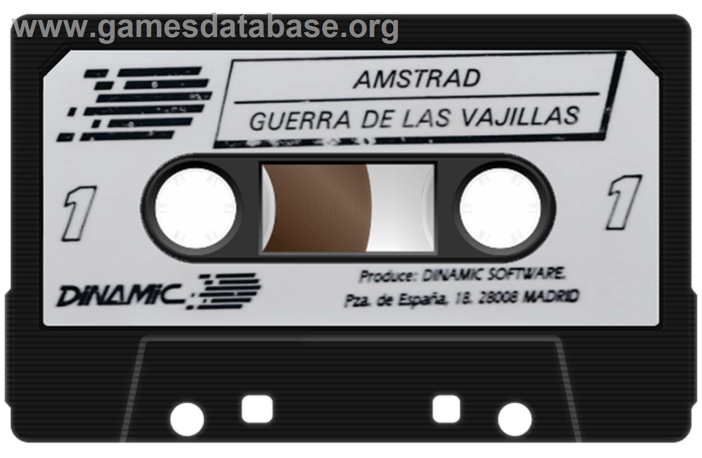 Guerra De Las Vajillas, La - Amstrad CPC - Artwork - Cartridge
