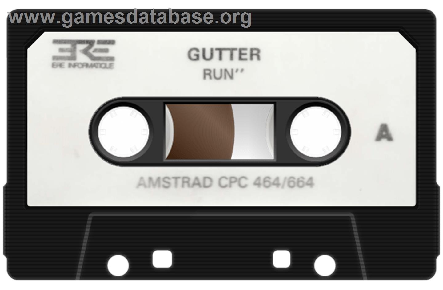 Gutter - Amstrad CPC - Artwork - Cartridge