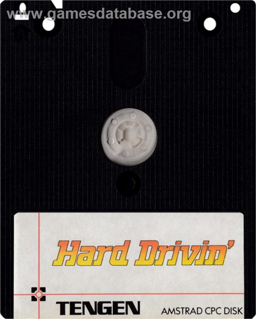 Hard Drivin' - Amstrad CPC - Artwork - Cartridge