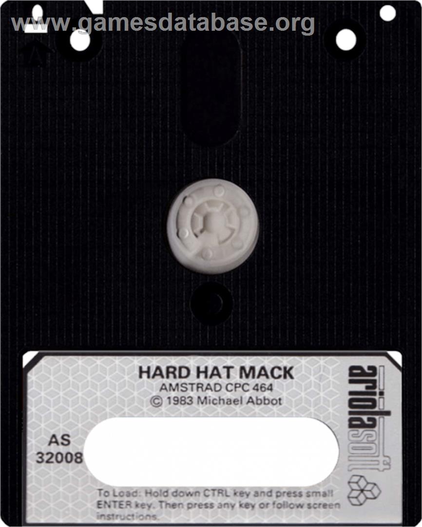 Hard Hat Mack - Amstrad CPC - Artwork - Cartridge