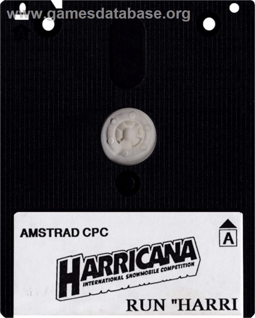 Harricana - International Snowmobile Race - Amstrad CPC - Artwork - Cartridge