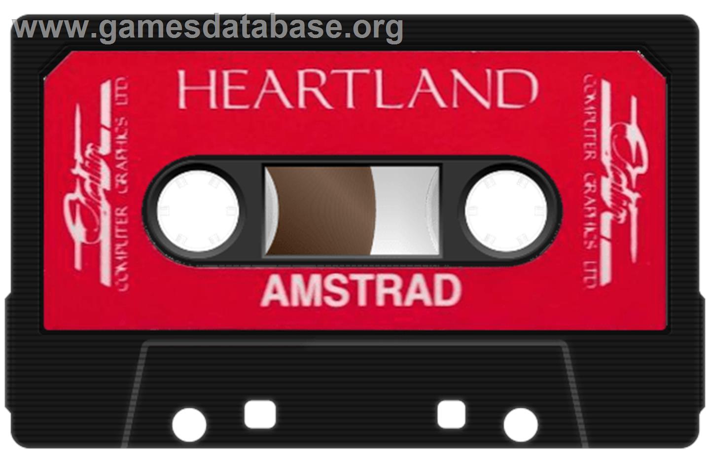Heartland - Amstrad CPC - Artwork - Cartridge