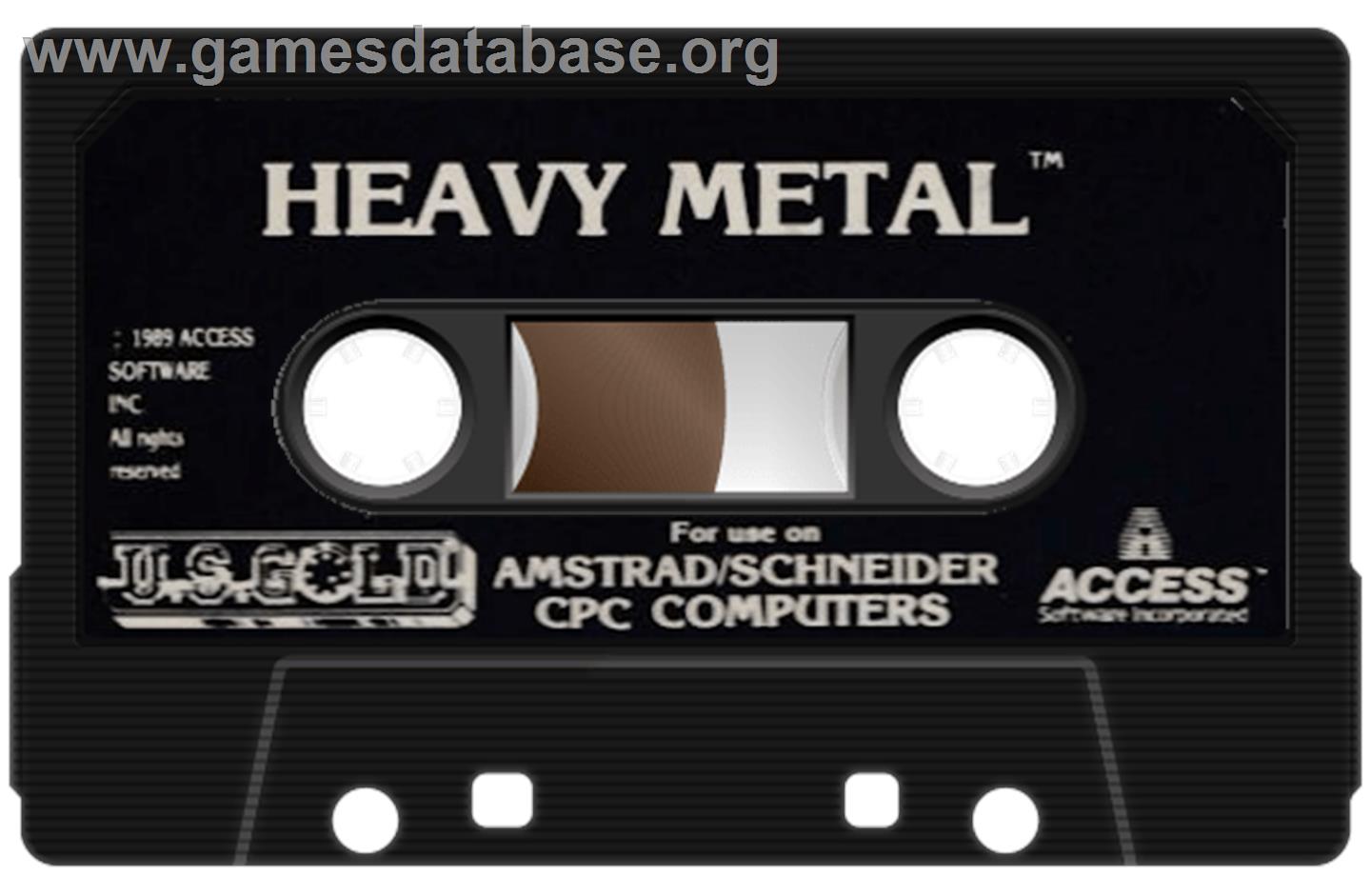 Heavy Metal - Amstrad CPC - Artwork - Cartridge