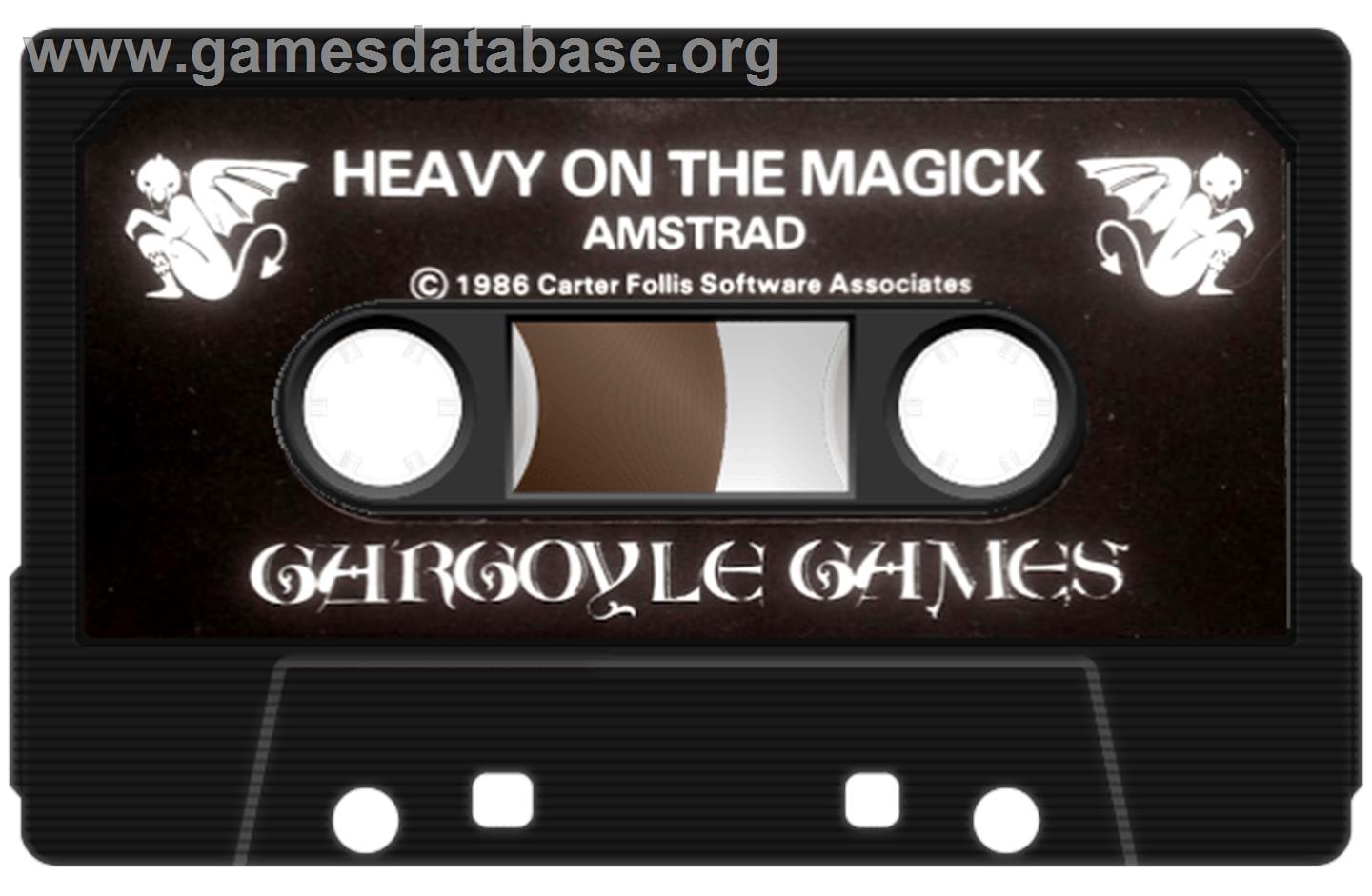 Heavy on the Magick - Amstrad CPC - Artwork - Cartridge