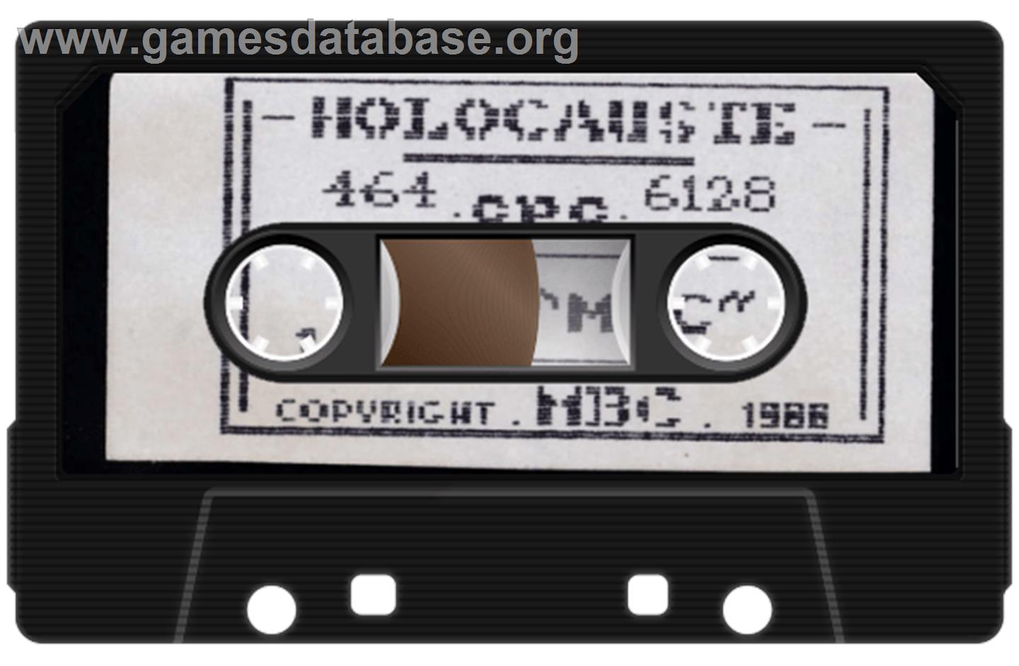 Holocauste - Amstrad CPC - Artwork - Cartridge