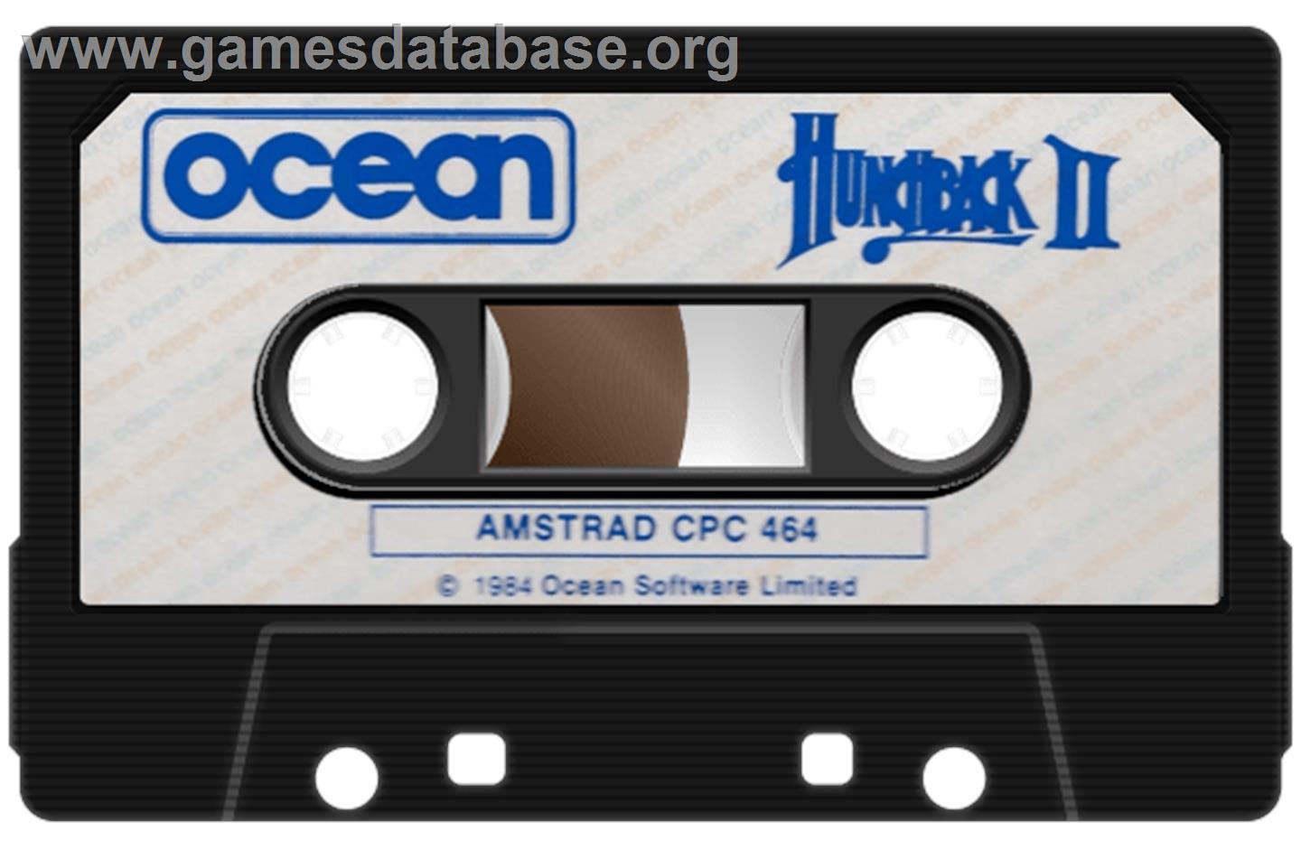 Hunchback 2 - Quasimodo's Revenge - Amstrad CPC - Artwork - Cartridge