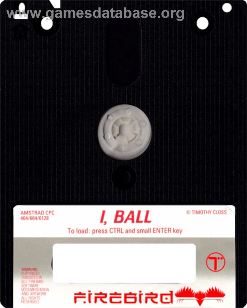 I, Ball - Amstrad CPC - Artwork - Cartridge