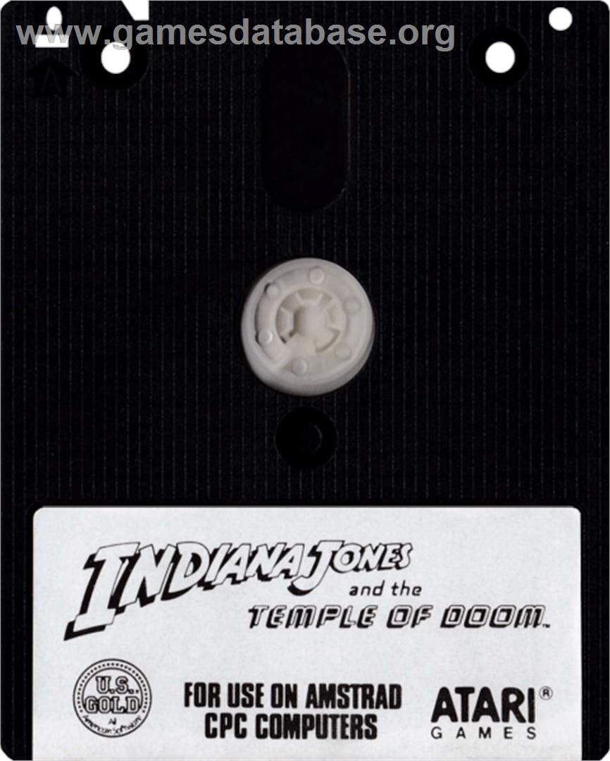 Indiana Jones And The Temple Of Doom - Amstrad CPC - Artwork - Cartridge