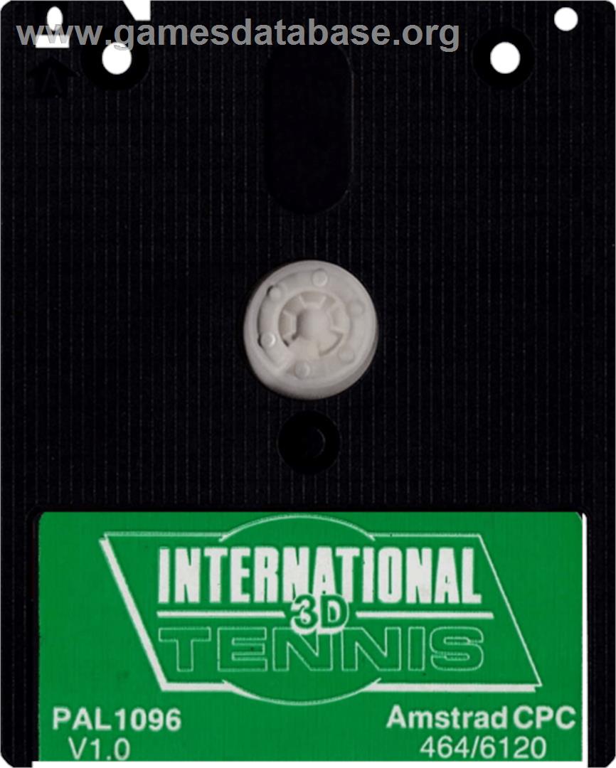 International 3D Tennis - Amstrad CPC - Artwork - Cartridge