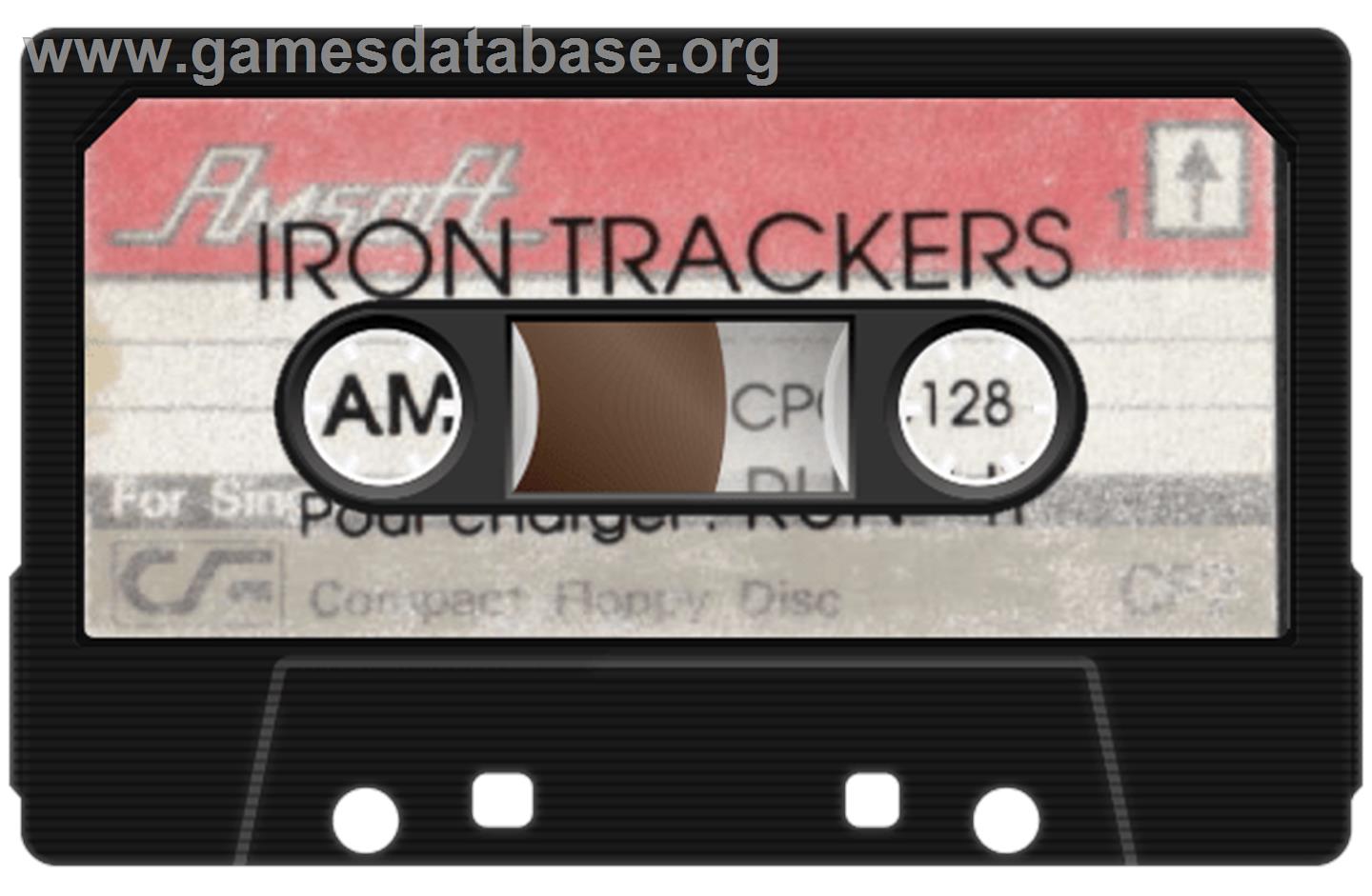 Iron Trackers - Amstrad CPC - Artwork - Cartridge