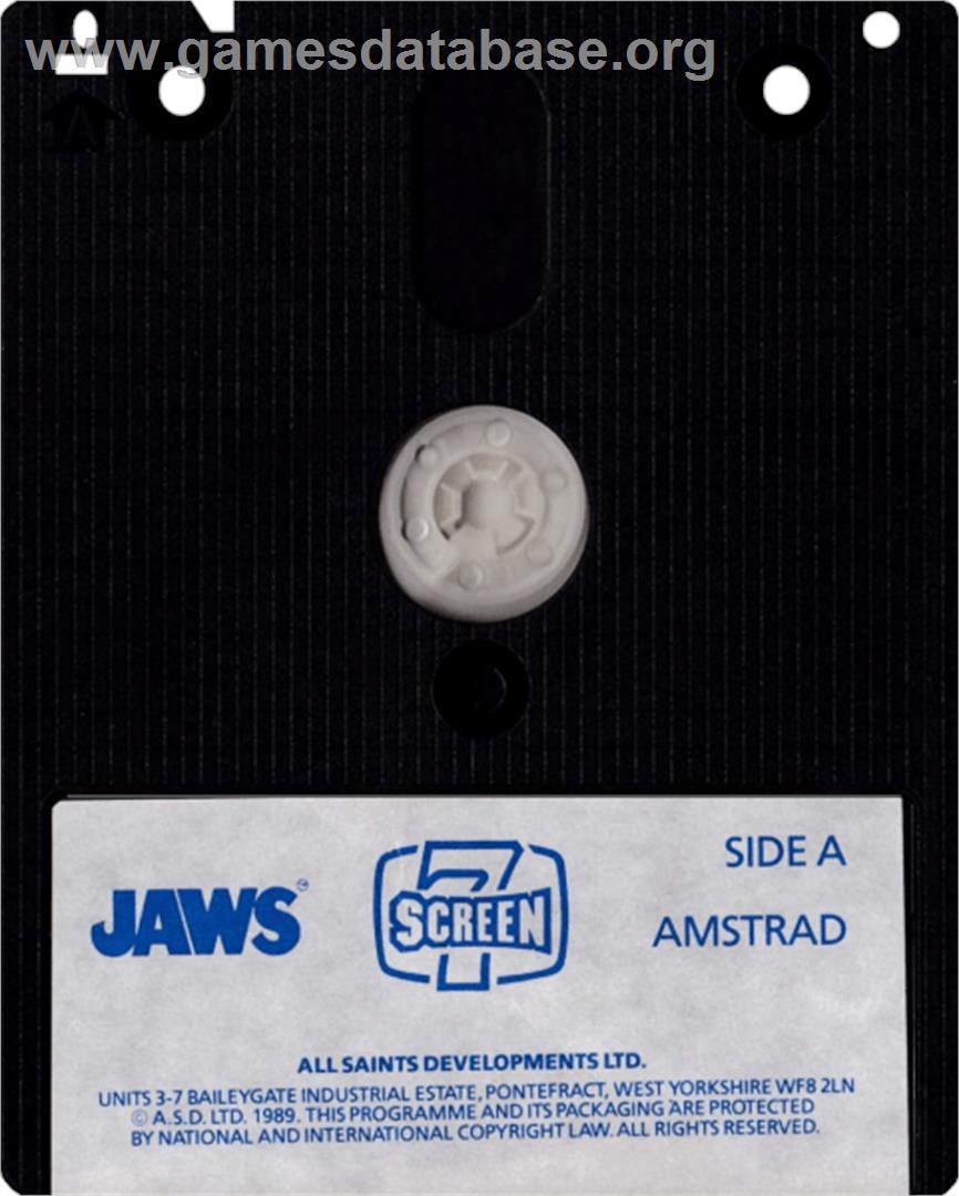 Jaws - Amstrad CPC - Artwork - Cartridge
