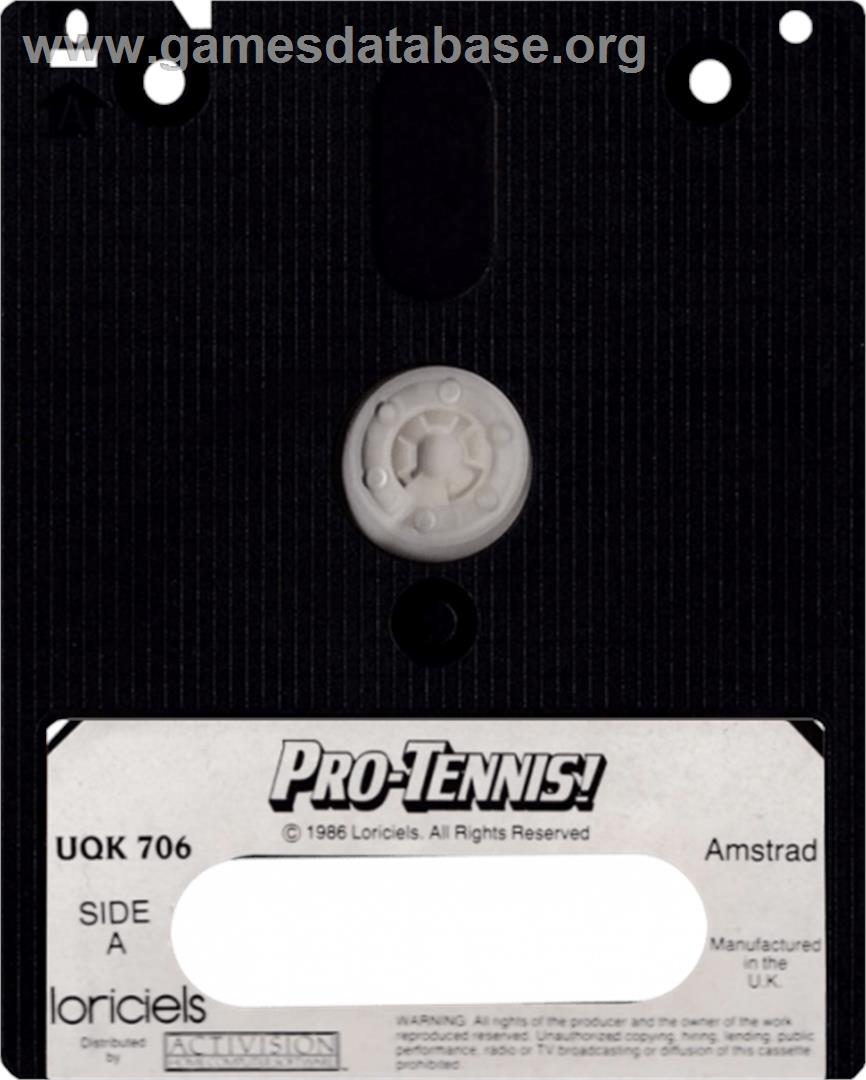 Jimmy Connors' Pro Tennis Tour - Amstrad CPC - Artwork - Cartridge