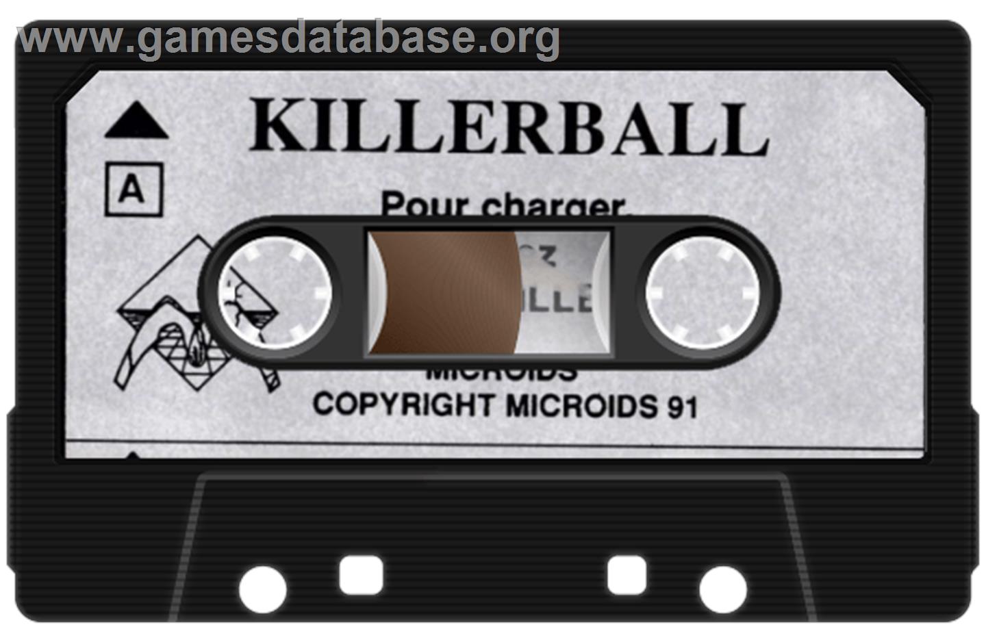 Killerball - Amstrad CPC - Artwork - Cartridge