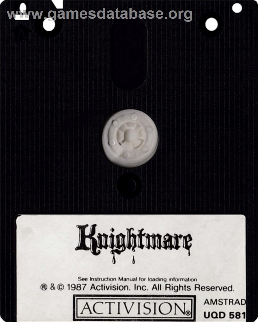 Knightmare - Amstrad CPC - Artwork - Cartridge
