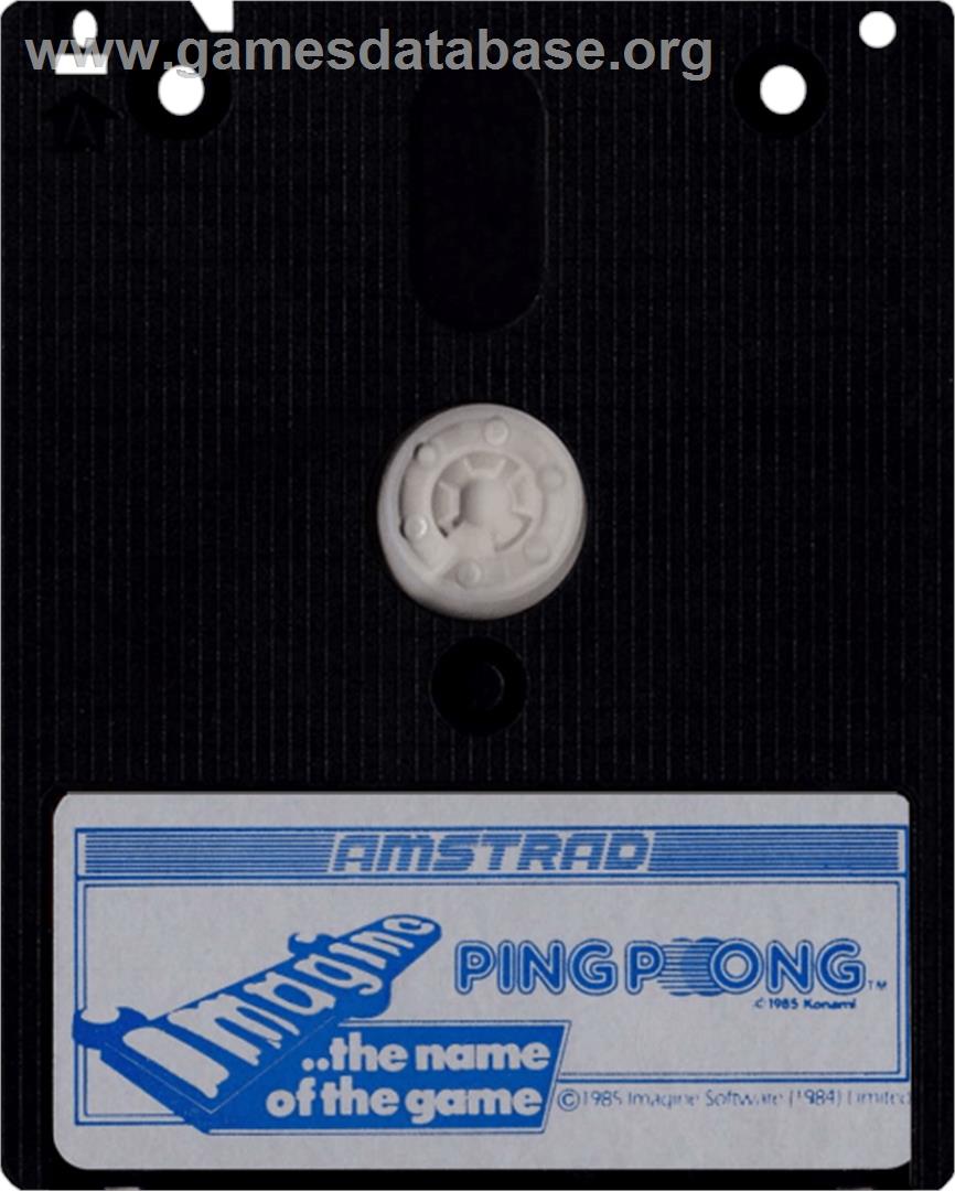 Konami's Ping Pong - Amstrad CPC - Artwork - Cartridge