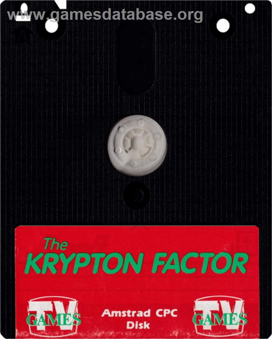 Krypton Factor, The - Amstrad CPC - Artwork - Cartridge
