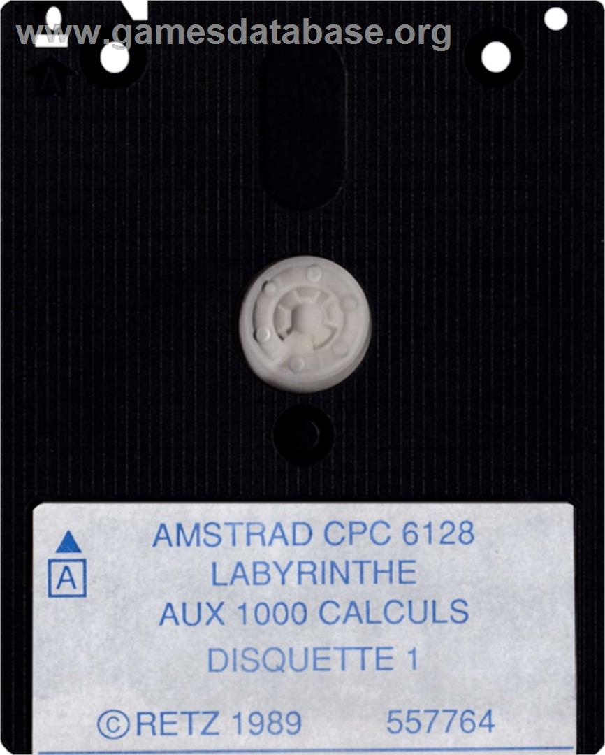 Labyrinthe Aux Mille Calculs, Le - Amstrad CPC - Artwork - Cartridge