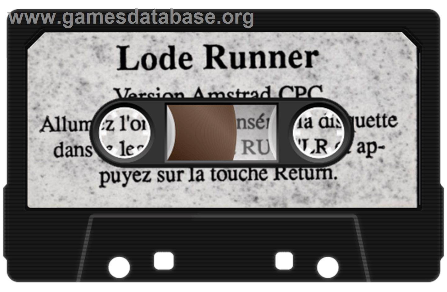 Lode Runner - Amstrad CPC - Artwork - Cartridge