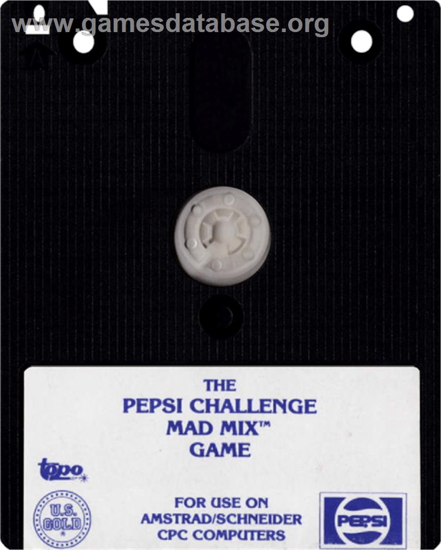 Mad Mix Game - The Pepsi Challenge - Amstrad CPC - Artwork - Cartridge