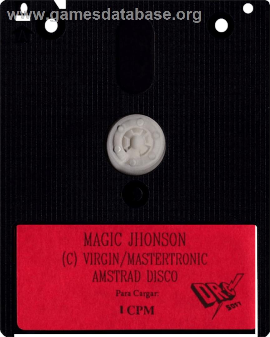 Magic Johnson's Fast Break - Amstrad CPC - Artwork - Cartridge